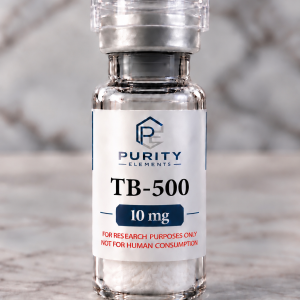 TB-500 vial label illustration