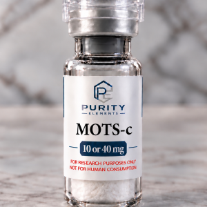 MOTS-c vial label illustration